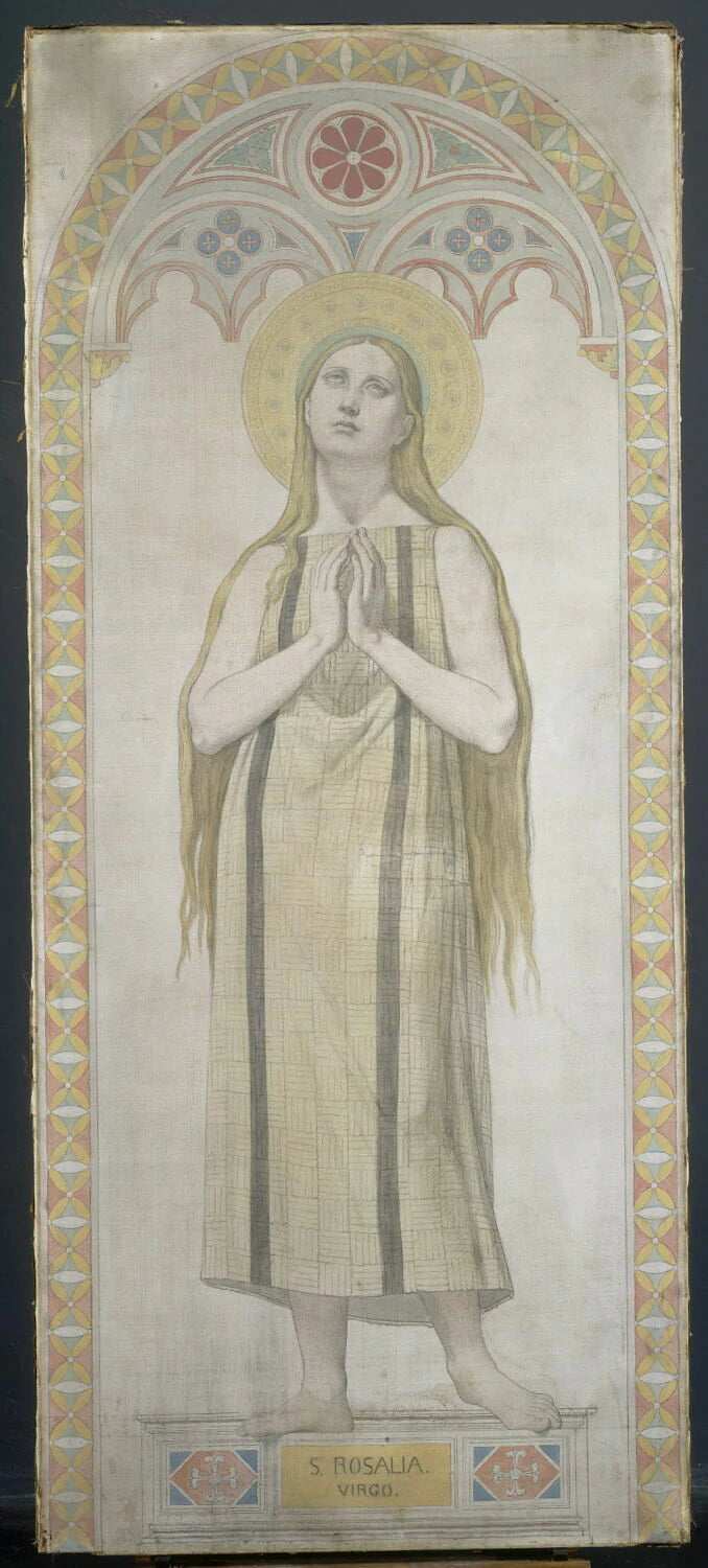 Sainte Rosalie, vierge - Jean-Auguste-Dominique Ingres