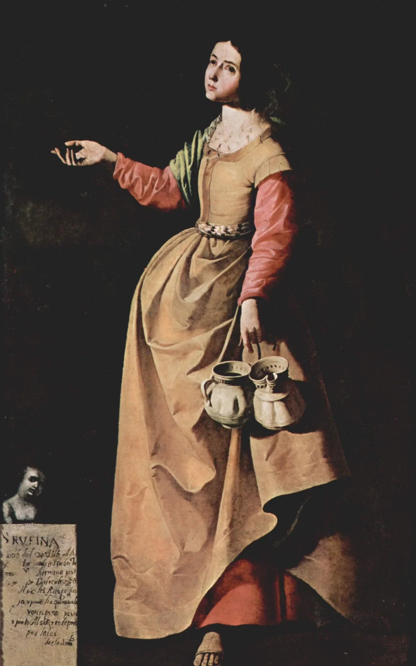 Sainte Rufina - Francisco de Zurbarán image 1 reproduction artisanale de tableau