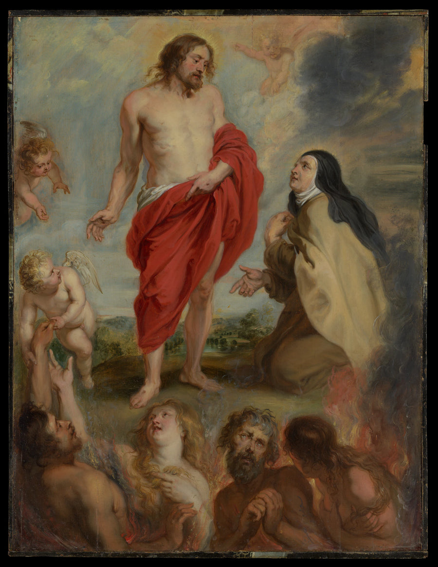 Sainte Thérèse d'Avila intercédant pour les âmes du purgatoire - Peter Paul Rubens