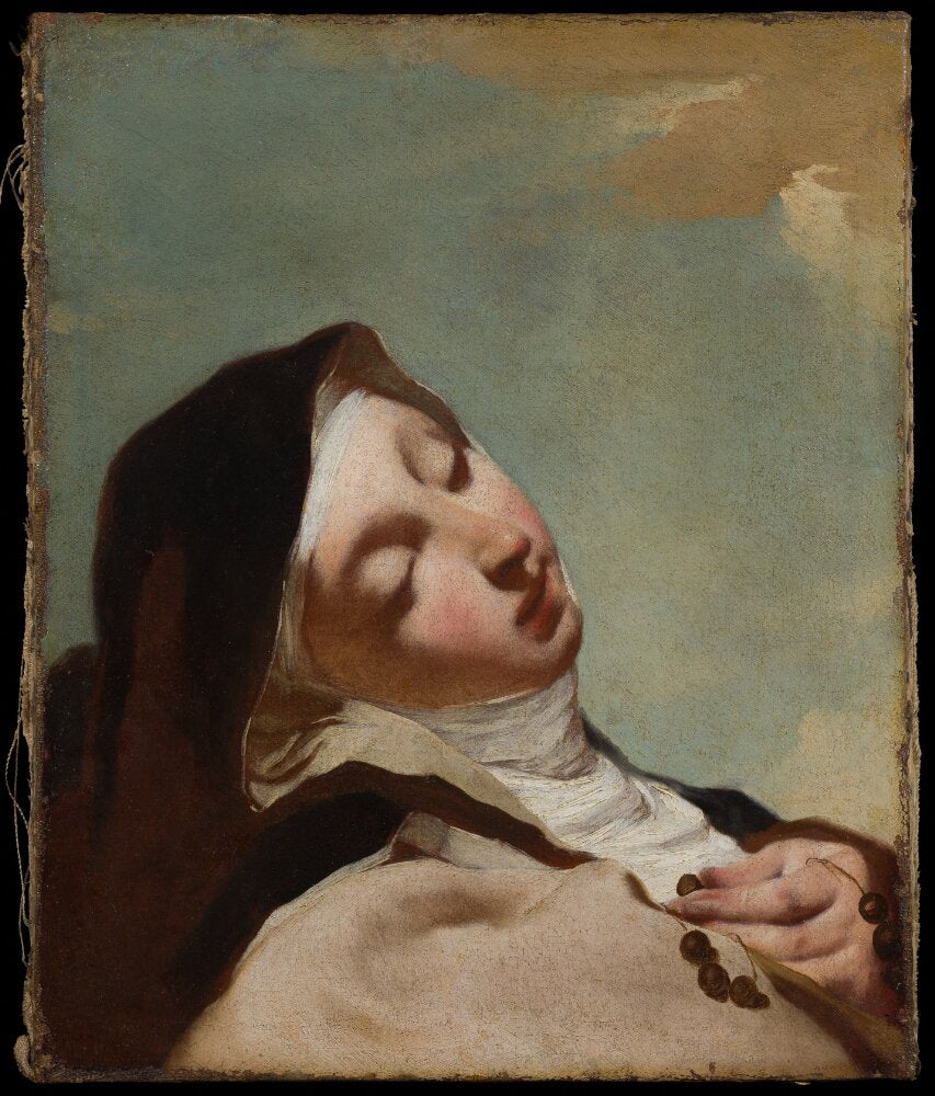 Sainte Thérèse en extase - Giovanni Battista Piazzetta image 1 reproduction artisanale de tableau