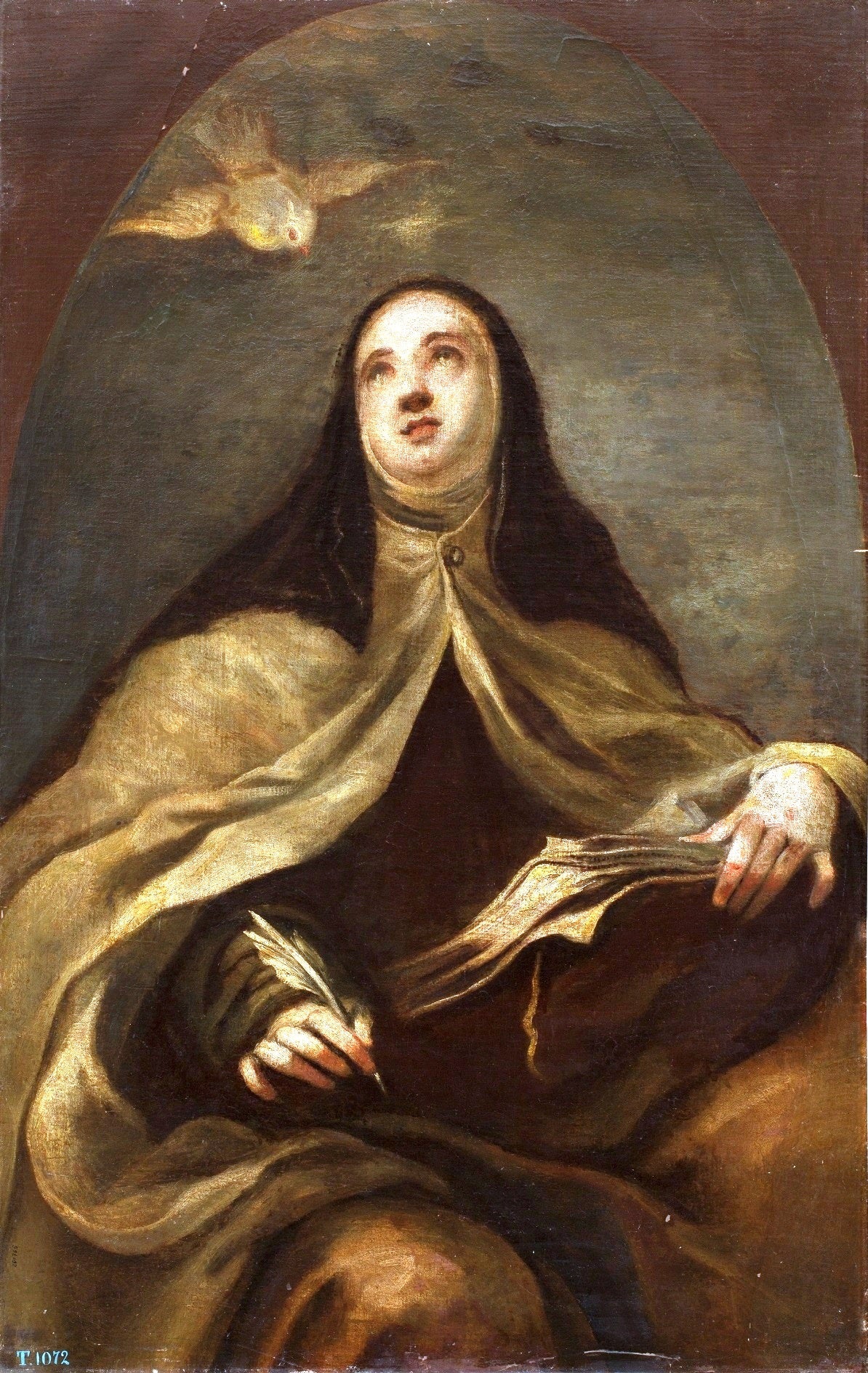 Sainte Thérèse - Francisco Herrera the younger image 1 reproduction de peinture à l’huile