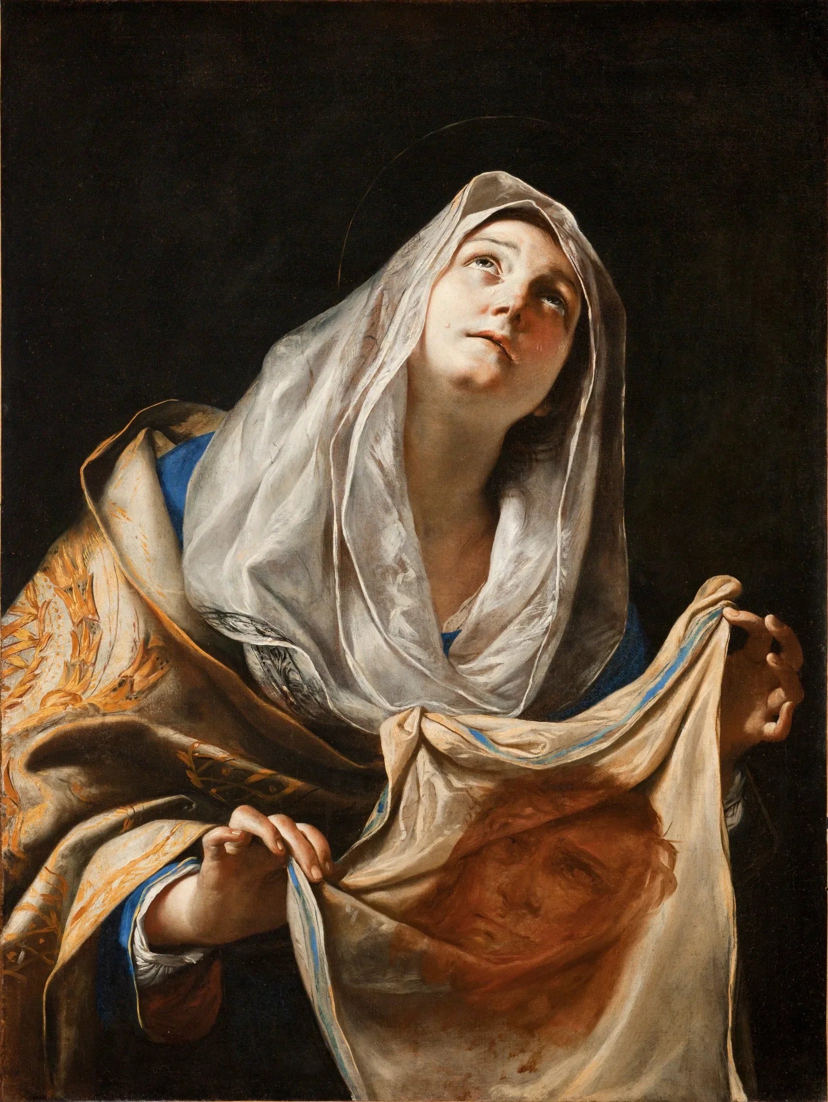 Sainte Véronique locataire son voile - Mattia Preti image 1 reproduction réalisée par Alpha Reproduction