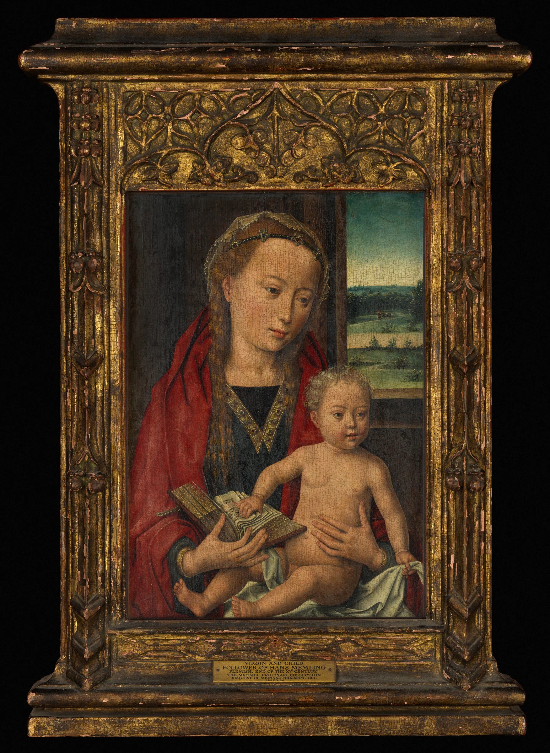 La Sainte Vierge avec l'Enfant Jésus. - Hans Memling