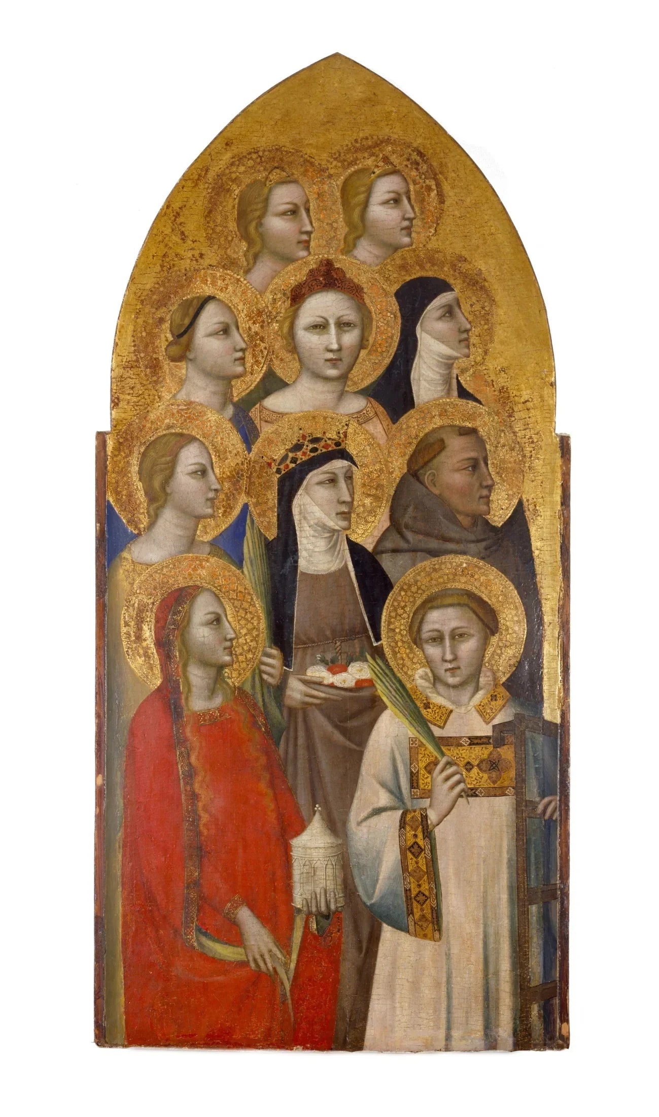 Saintes et Anges - Allegretto Nuzi image 1 reproduction de peinture à l’huile