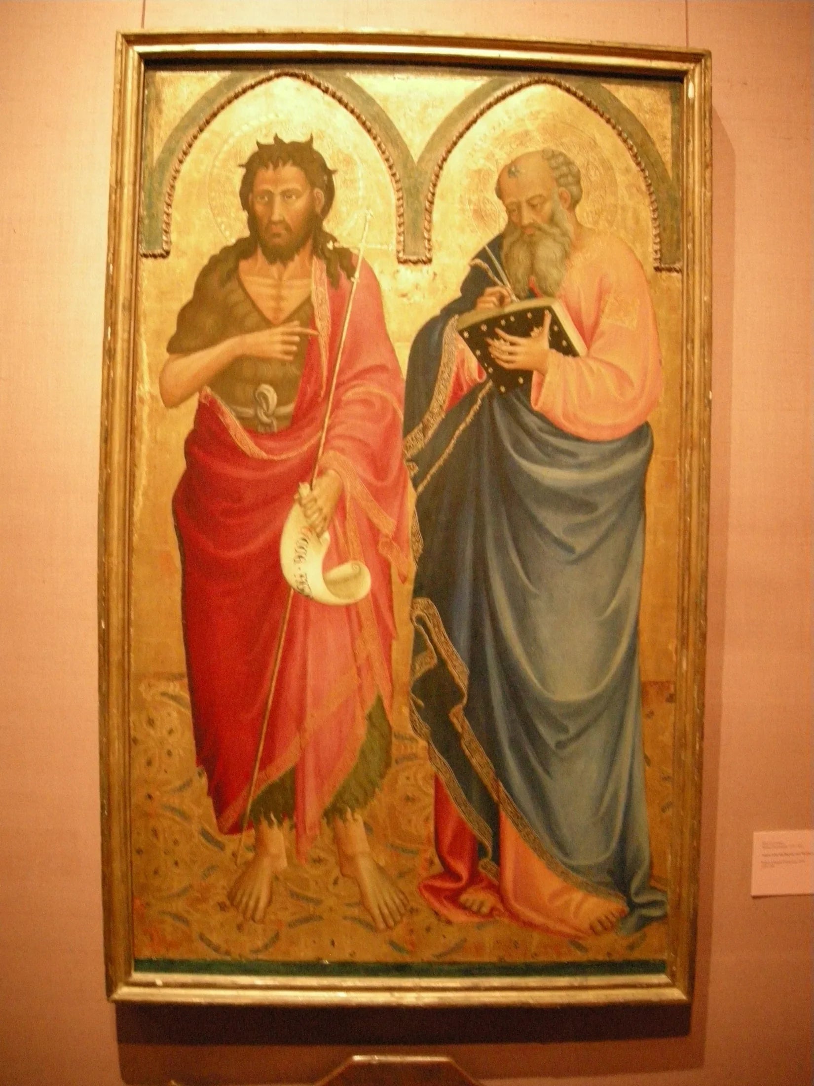 Saintes Jeanne baptiste et Matthieu - Bicci di Lorenzo image 1 reproduction réalisée par Alpha Reproduction