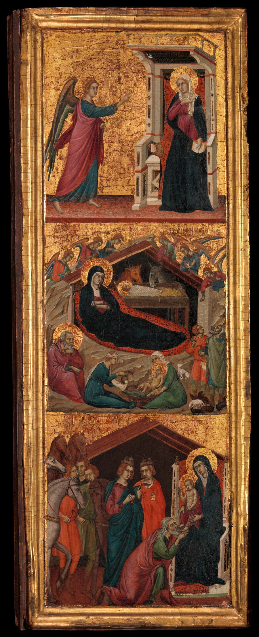 Saints et scènes de la vie de la Vierge - Master of Monte Oliveto