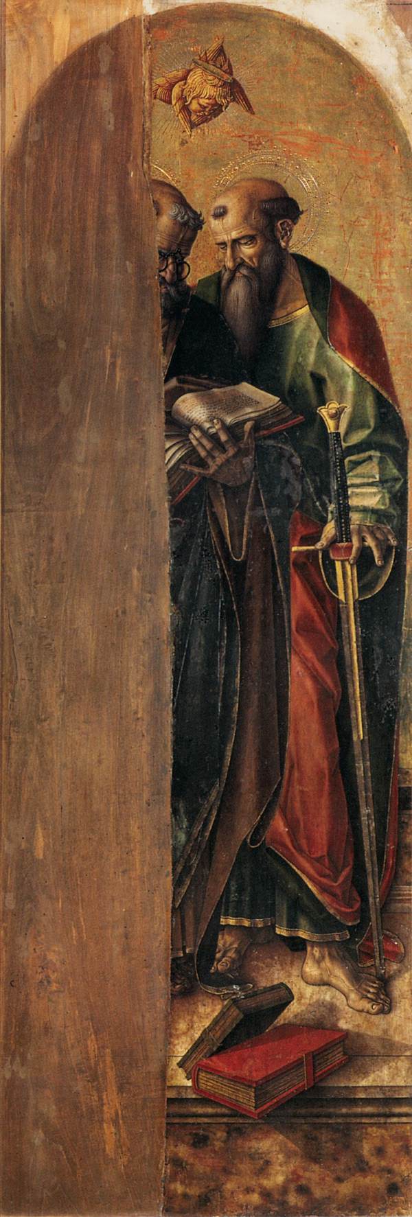 Saints Pierre et Paul - Carlo Crivelli image 1 copie de tableau peinte à la main