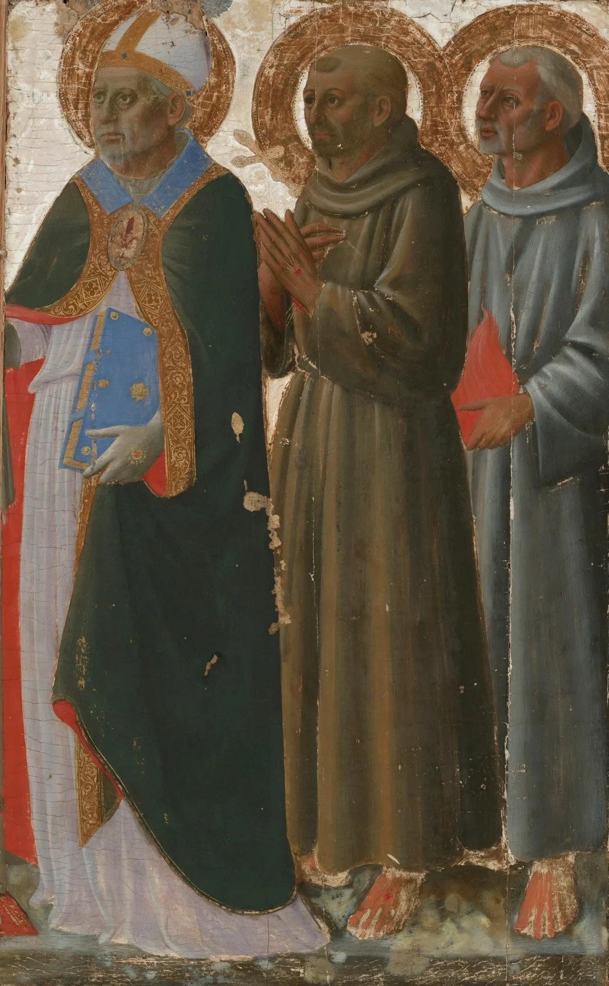 Saints Zénobe, François et Antoine de Padoue - Zanobi Strozzi image 1 tableau peint à l’huile sur toile