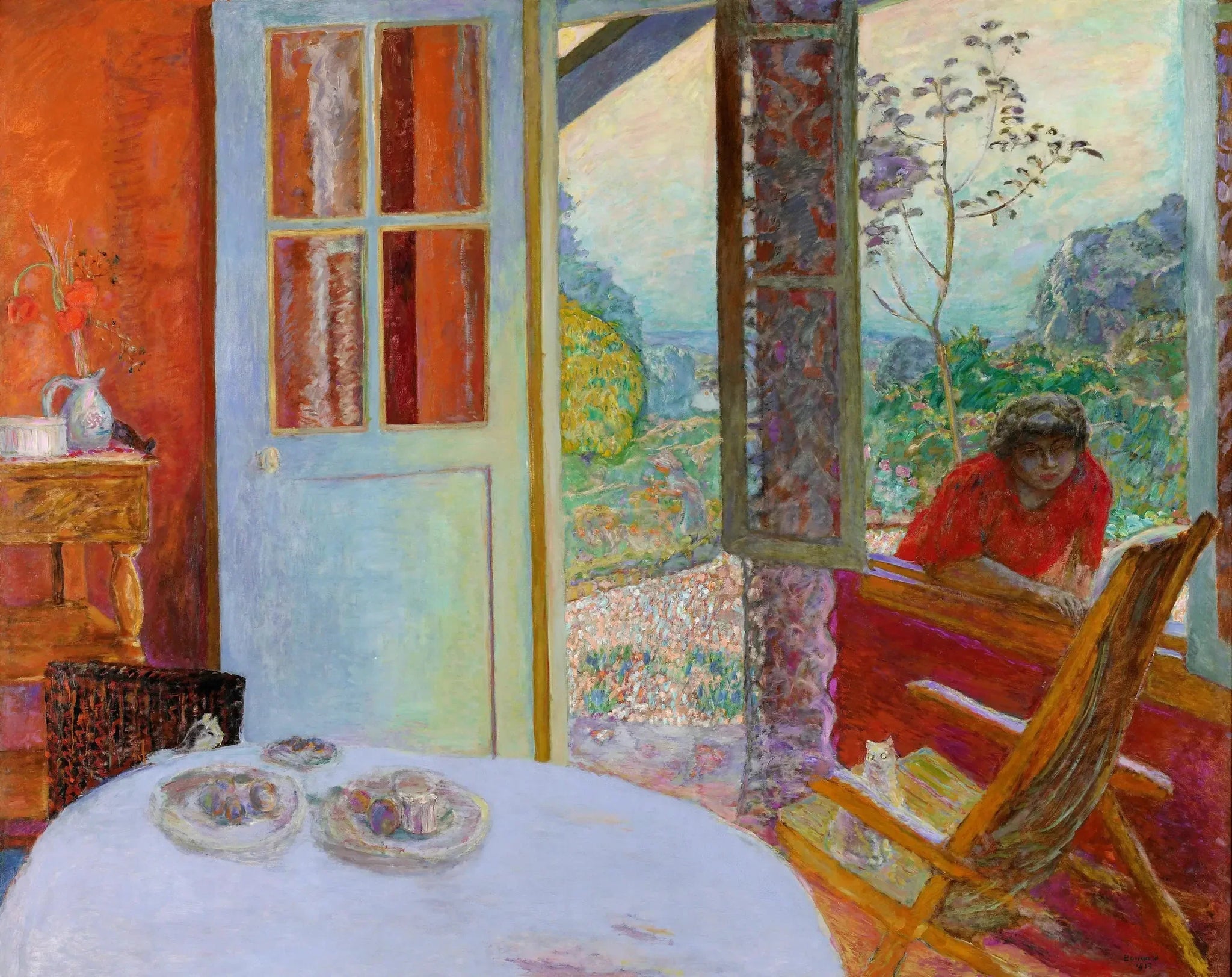 Salle à manger à la campagne - Pierre Bonnard image 1 reproduction de peinture à l’huile