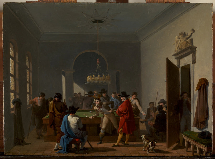 La salle de billard - Nicolas Antoine Taunay