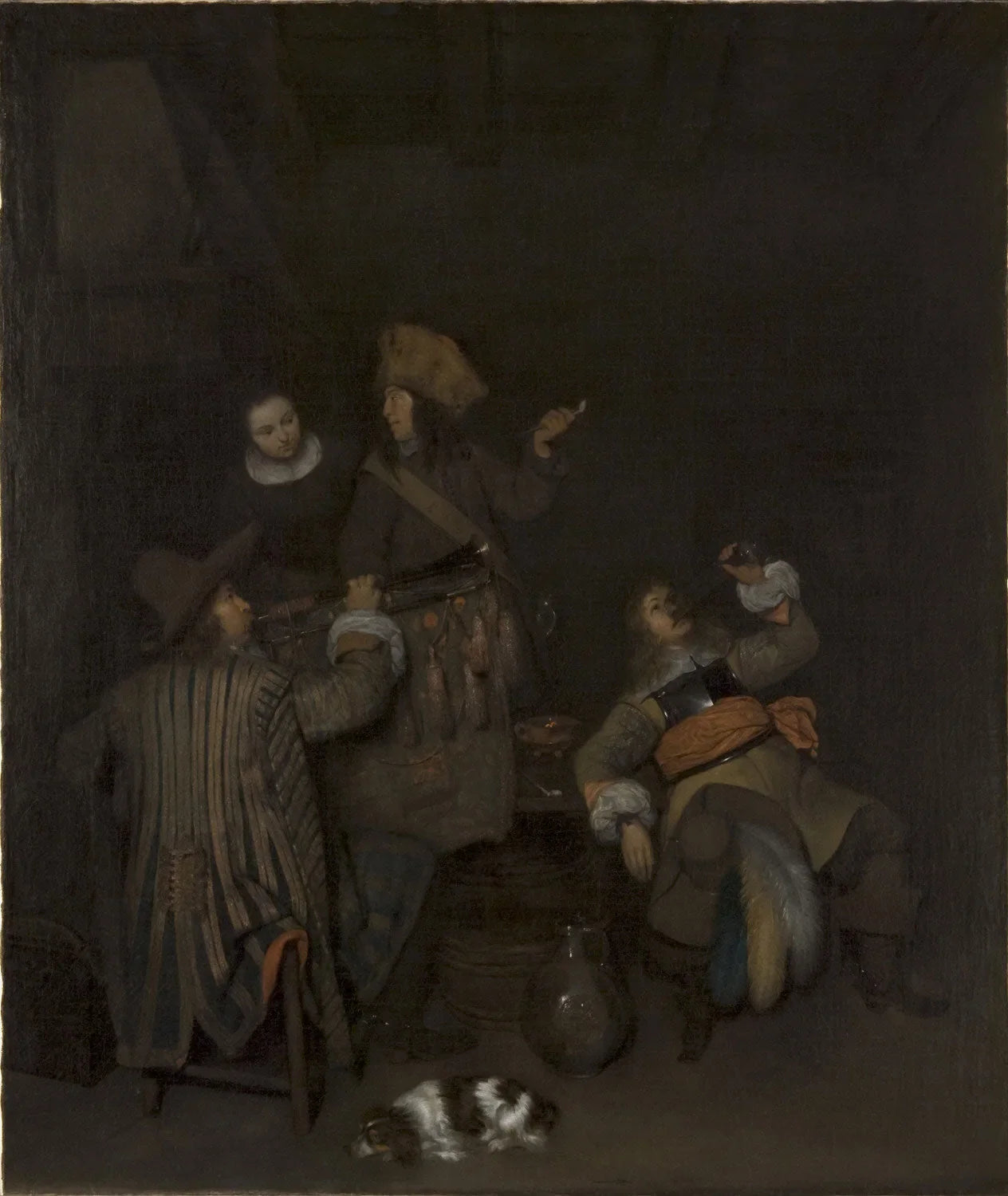 Salle de garde - Gerard ter Borch image 1 reproduction réalisée par Alpha Reproduction