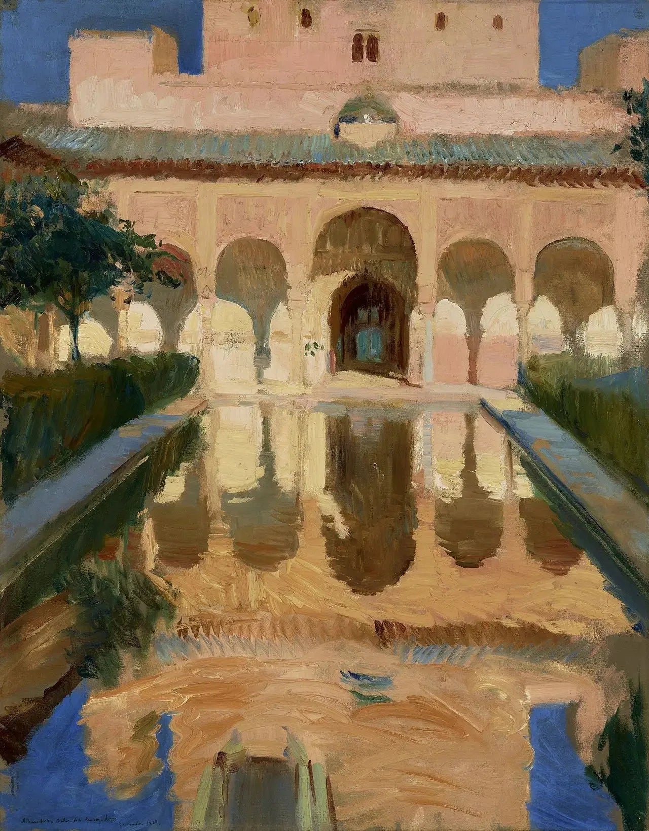 Salle des Ambassadeurs, Alhambra, Grenade - Joaquín Sorolla image 1 copie de tableau peinte à la main