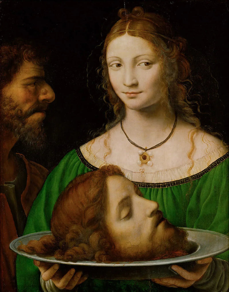 Salomé avec la tête de Jean-Baptiste - Bernardino Luini