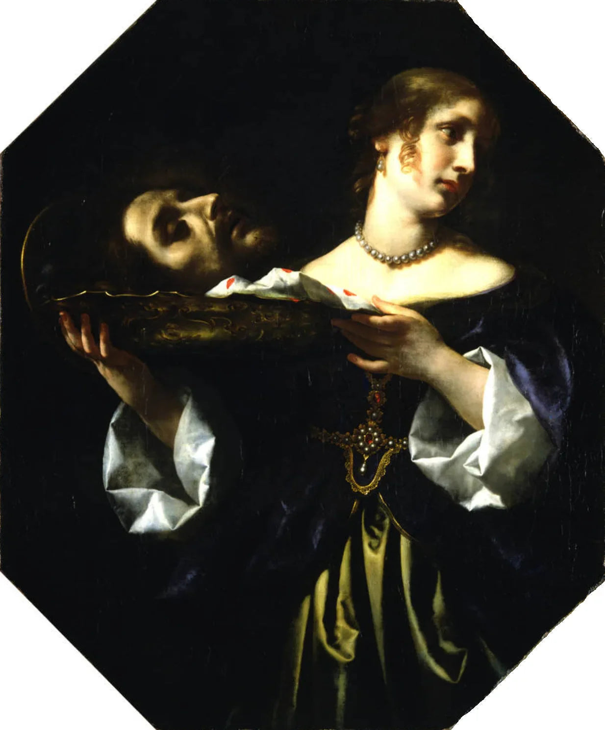 Salomé avec la tête de saint Jean-Baptiste - Carlo Dolci image 1 copie de tableau peinte à la main
