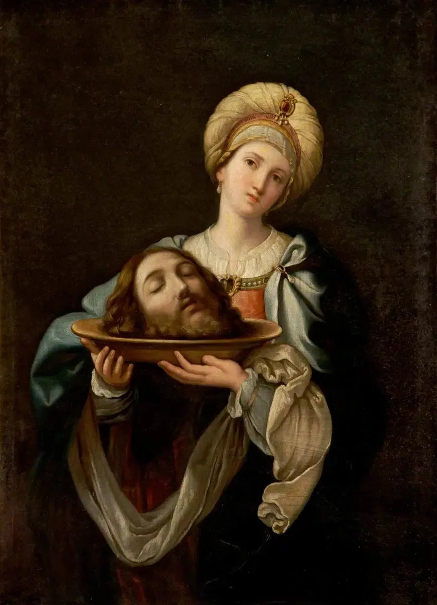 Salomé avec la tête de saint Jean-Baptiste - Guido Reni image 1 reproduction artisanale de tableau