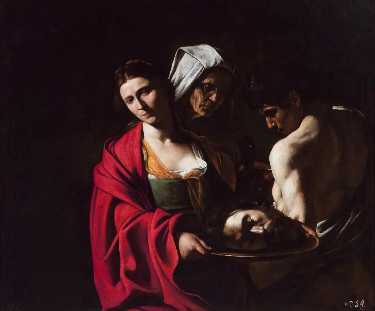 Salomé avec la tête de saint Jean-Baptiste - Le Caravage image 1 reproduction d’œuvre d’art à l’huile