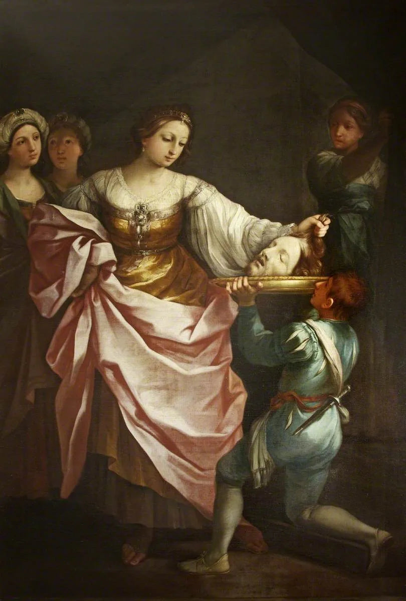 Salomé avec la tête du Baptiste (d'après Reni) - Pompeo Batoni image 1 copie de tableau peinte à la main