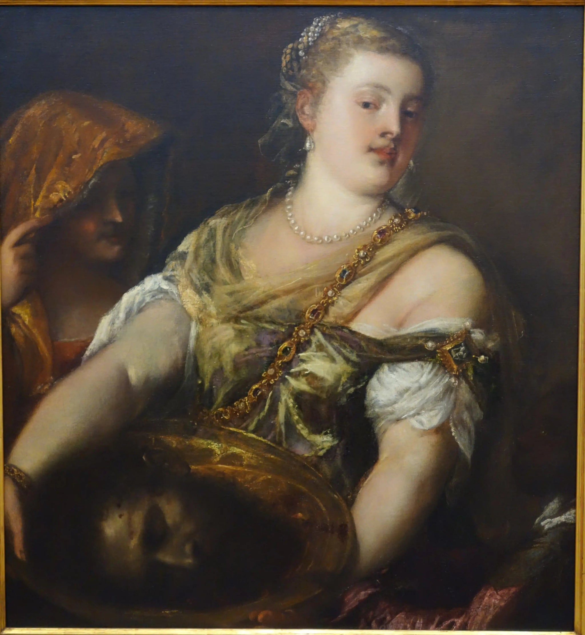 Salomé avec la tête Jean-Baptiste - Titian image 1 tableau peint à l’huile sur toile