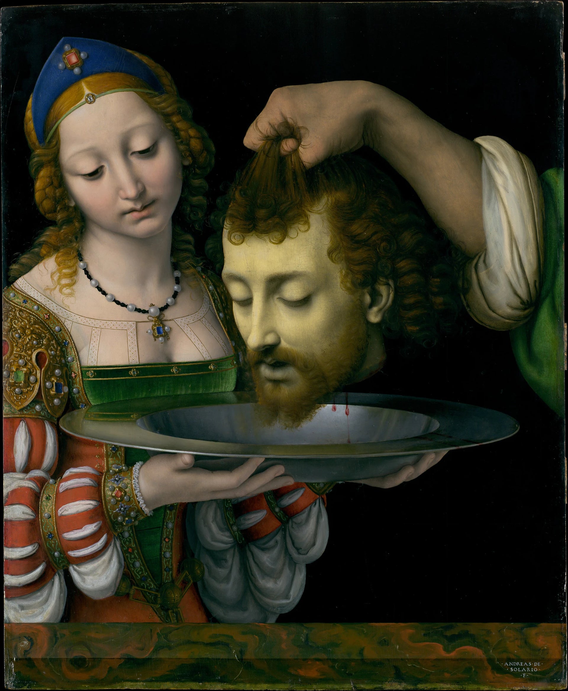 Salomé avec la tête de saint Jean-Baptiste - Andrea Solario