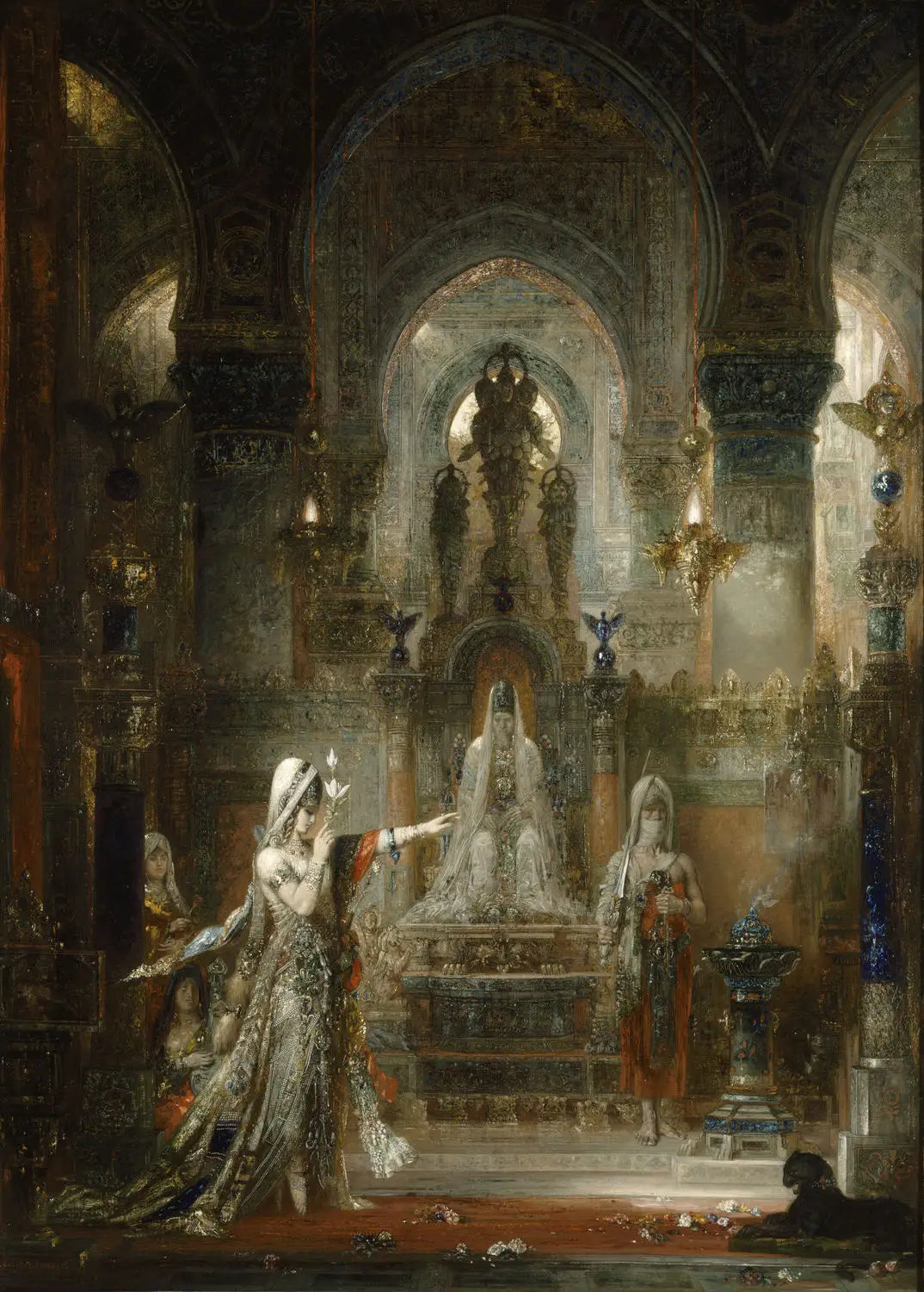 Salomé dansant devant Hérode - Gustave Moreau image 1 reproduction de peinture à l’huile