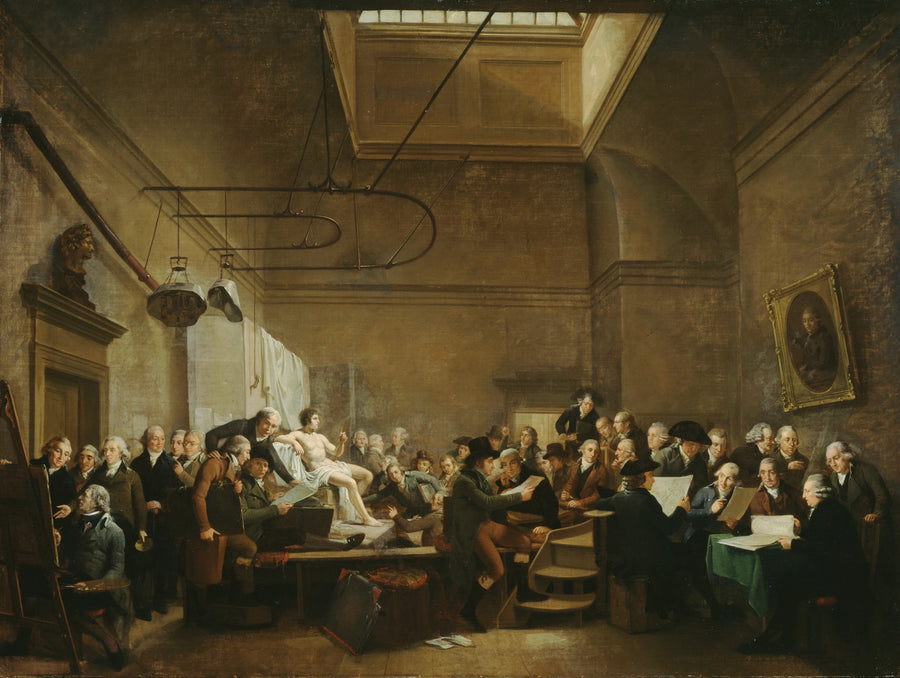 Le salon de la Compagnie Felix Meritis - Adriaan de Lelie