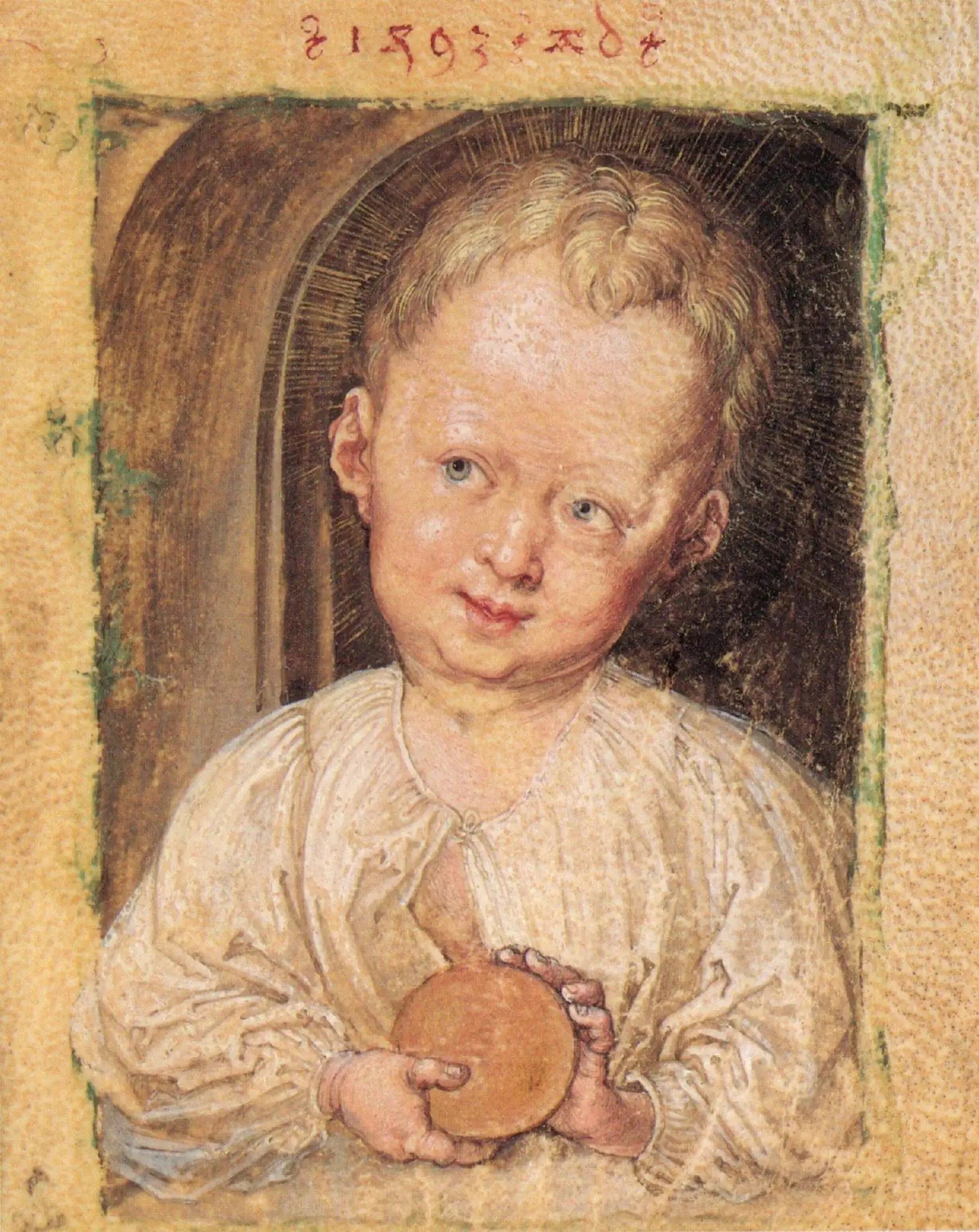 Salvator Mundi avec l'Enfant Jésus - Albrecht Dürer image 1 copie de tableau peinte à la main
