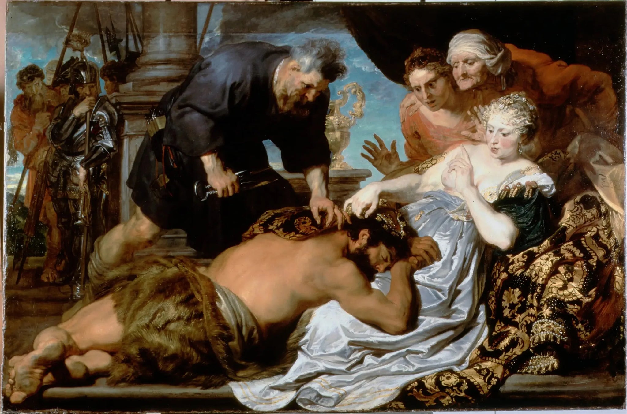 Samson et Dalila - Antoine van Dyck image 1 copie de tableau peinte à la main