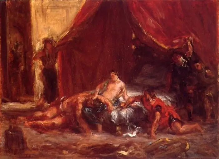 Samson et Dalila - Eugène Delacroix image 1 reproduction réalisée par Alpha Reproduction