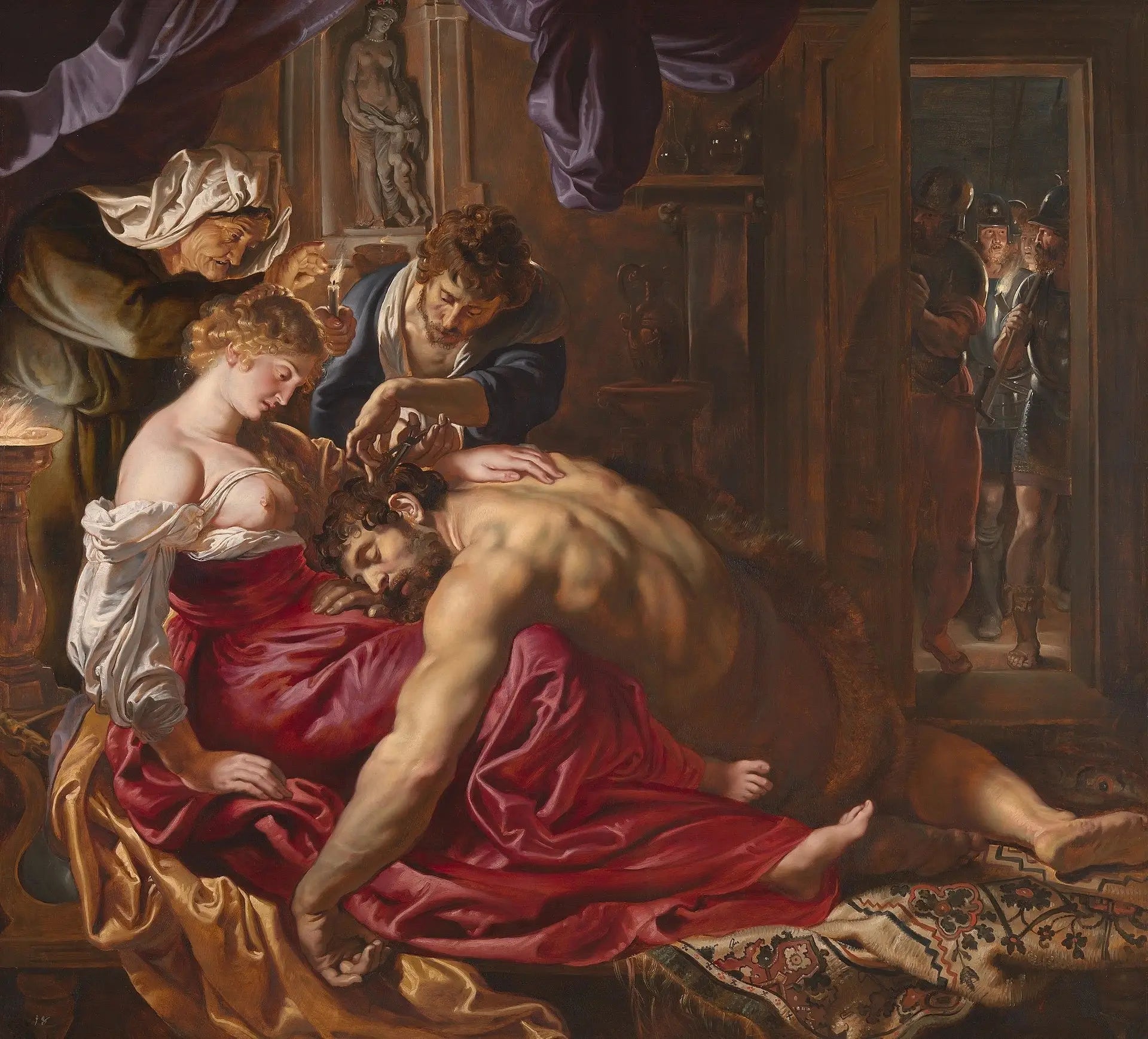 Samson et Dalila - Peter Paul Rubens image 1 reproduction de peinture à l’huile