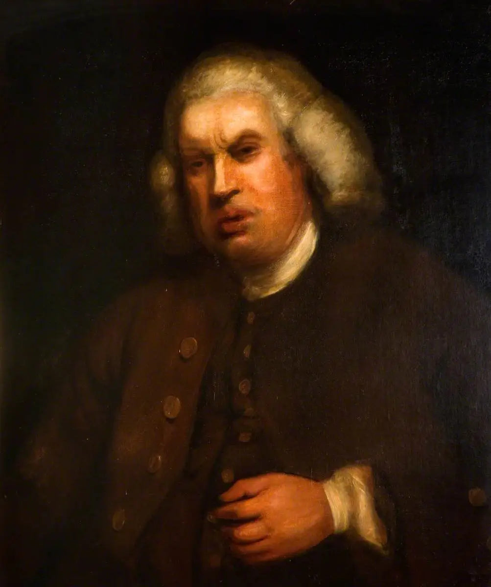 Samuel Johnson (1709–1784) - Joshua Reynolds image 1 copie de tableau peinte à la main