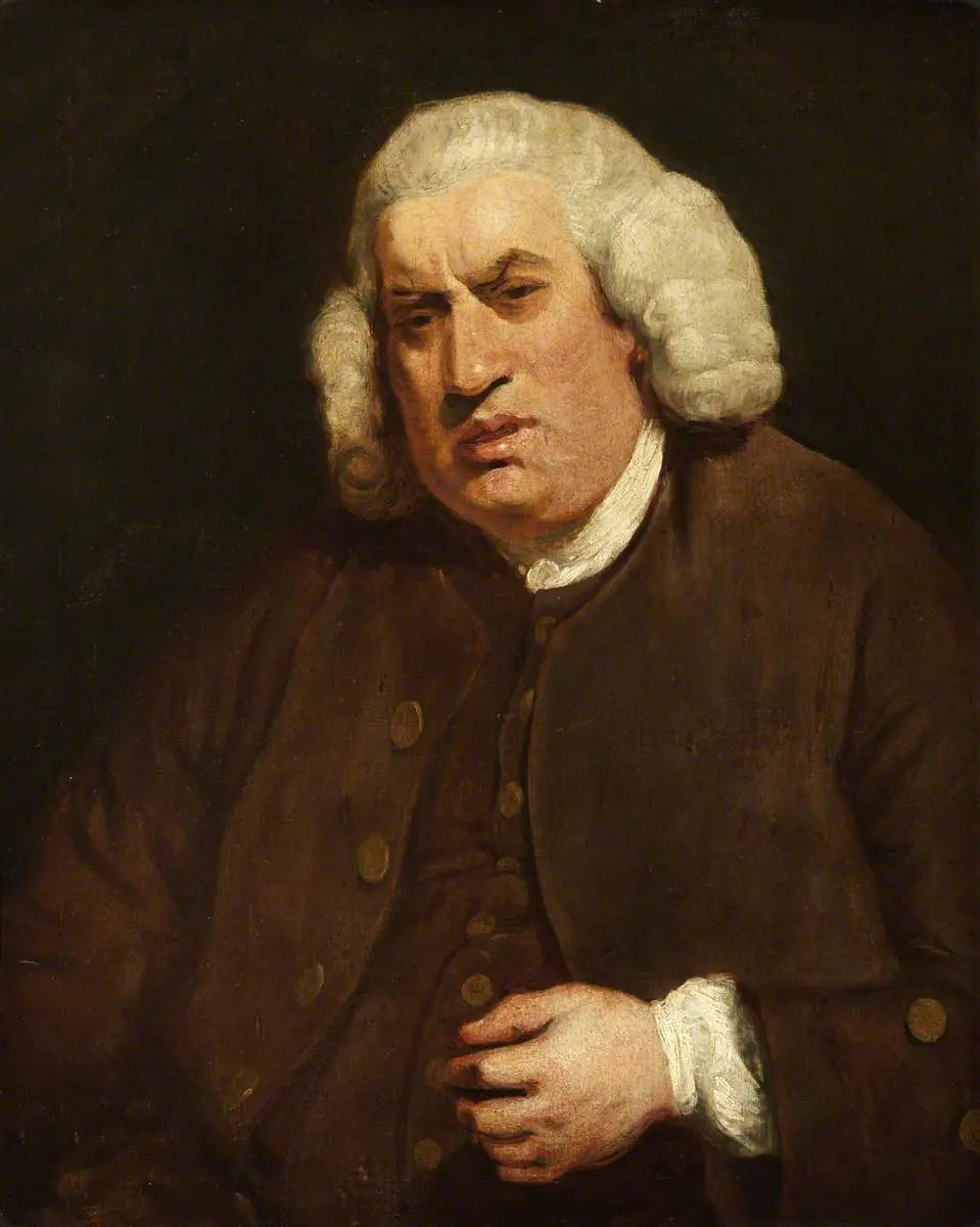 Samuel Johnson (1709–1784) - Joshua Reynolds image 1 reproduction de peinture à l’huile