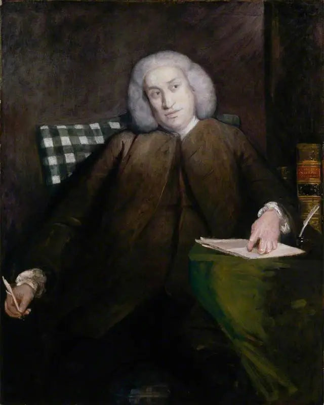 Samuel Johnson - Joshua Reynolds image 1 copie de tableau peinte à la main