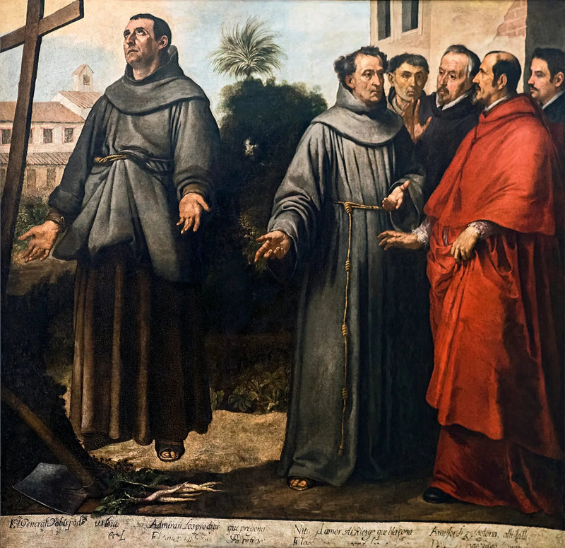 San Diego de Alcalá de Henares en extase devant la croix - Bartolomé Esteban Murillo
