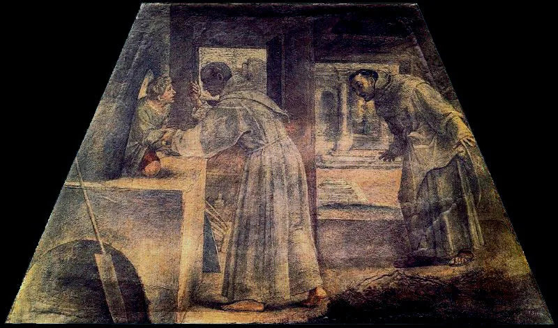 San Diego sauve le garçon endormi dans le four - Annibale Carracci