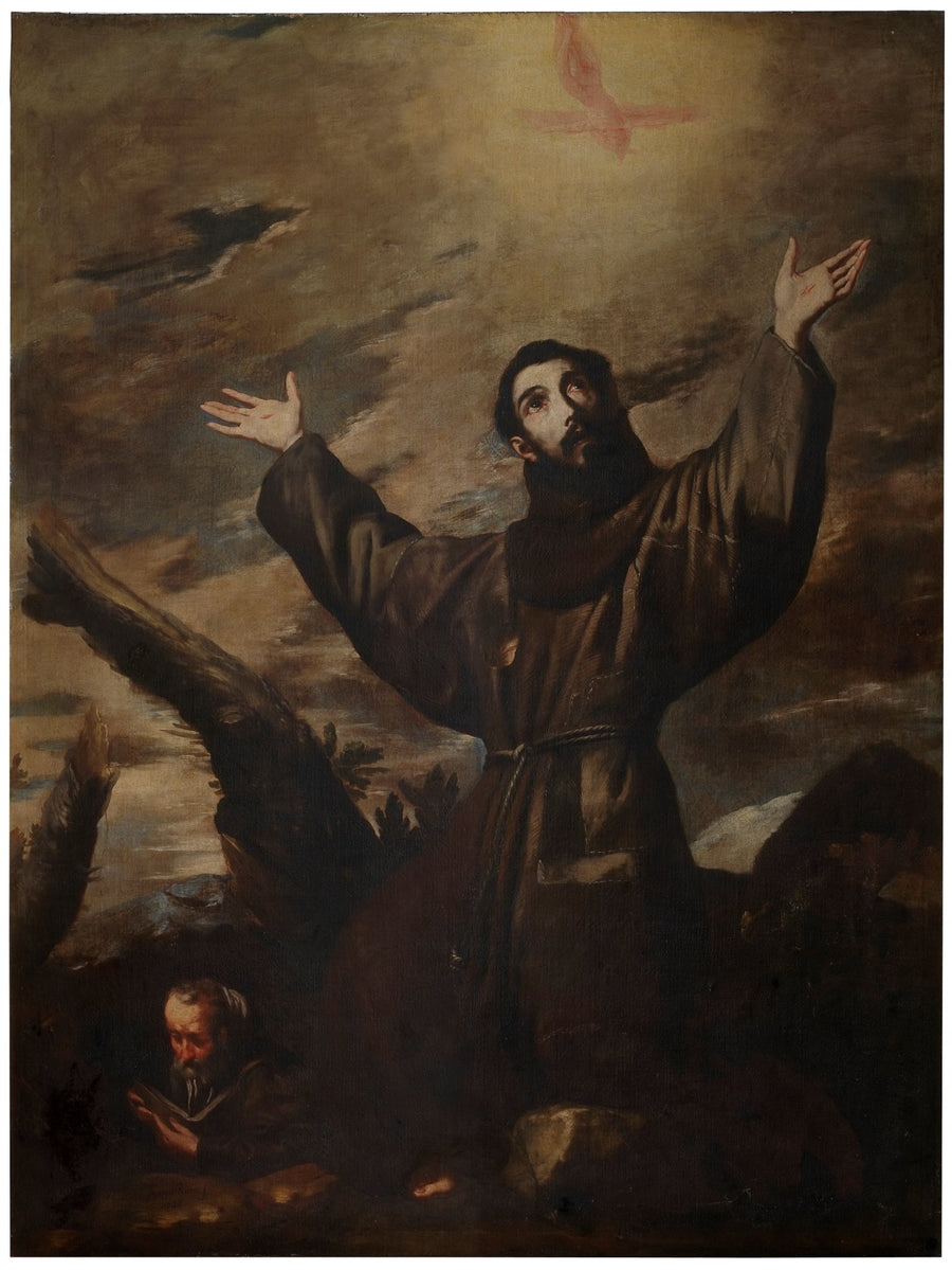 San Francisco recibe los estigmas - Jusepe de Ribera