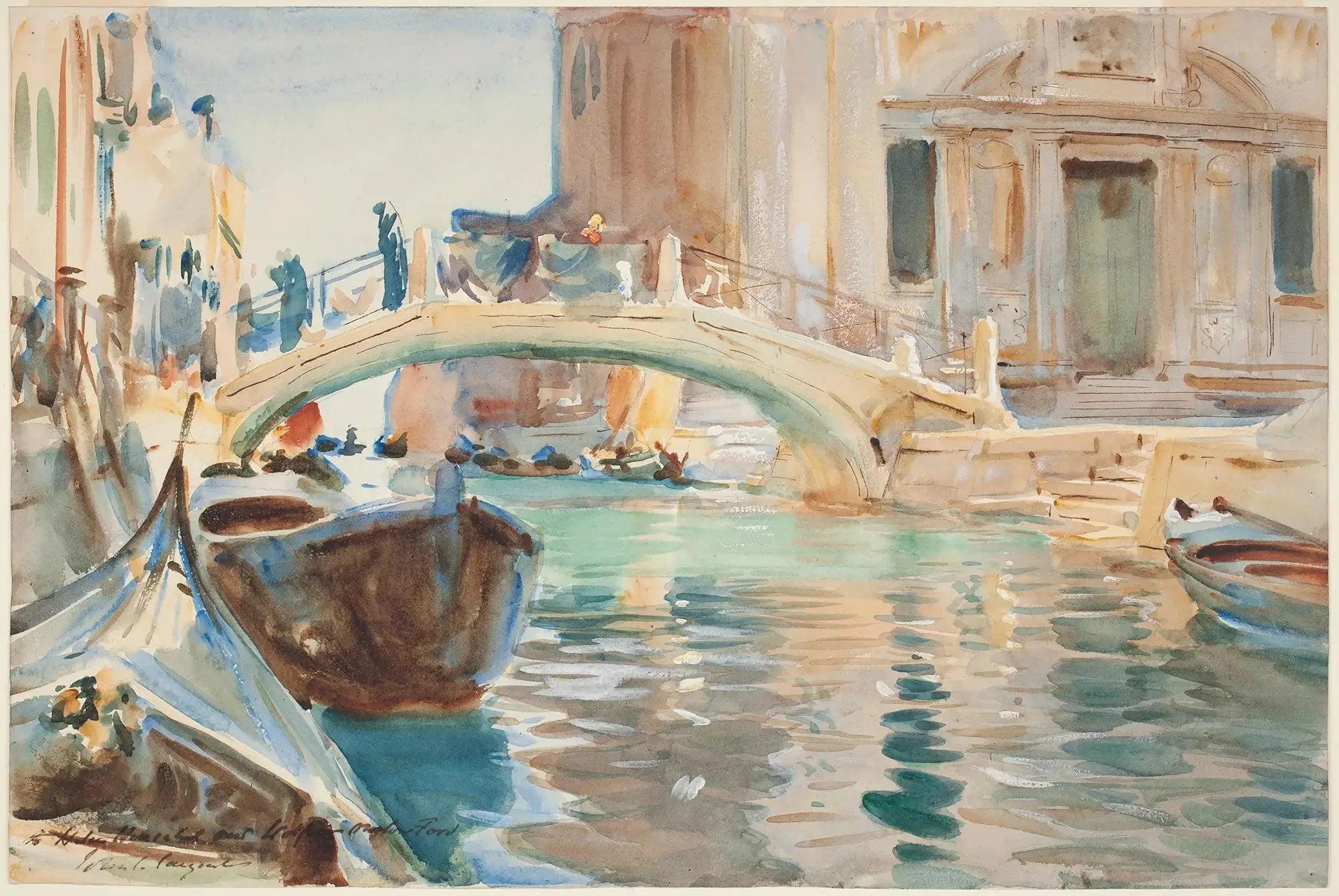 San Giuseppe di Castello, Venise - John Singer Sargent image 1 tableau peint à l’huile sur toile