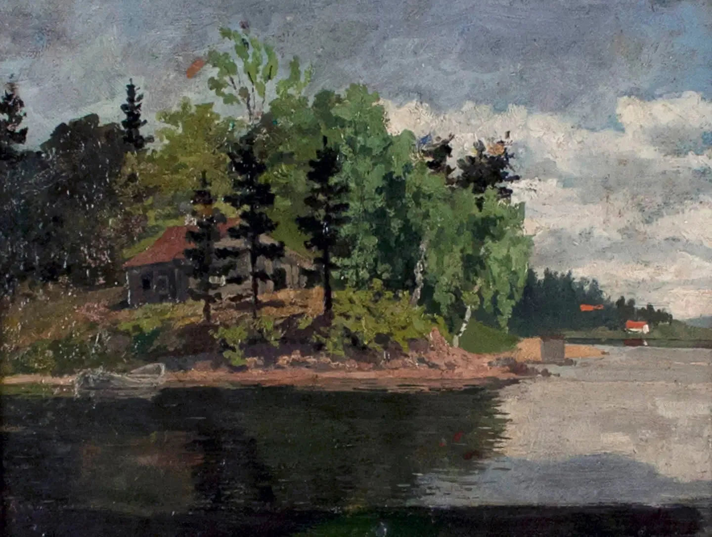 Sandvika - Edvard Munch image 1 copie peinte à la main à l’huile