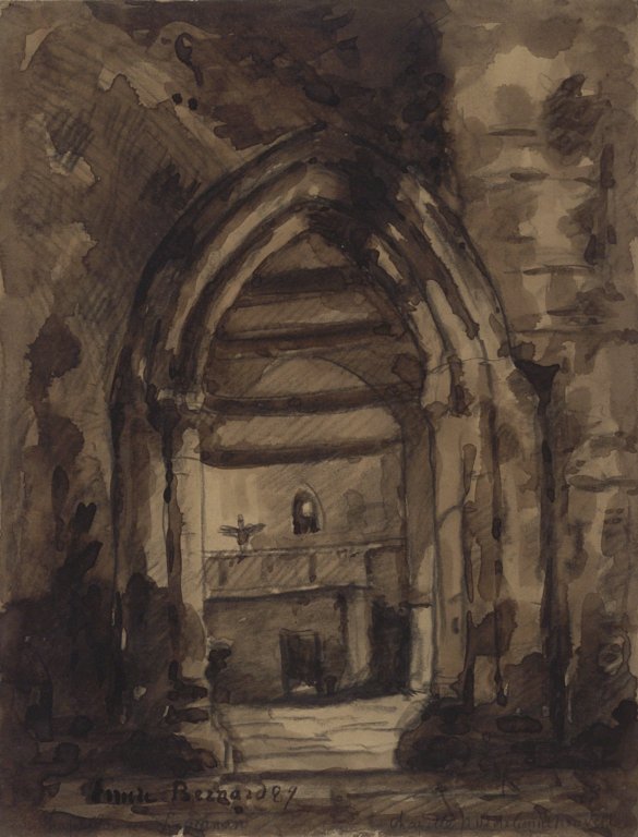 Sans titre (Chapelle) - Émile Bernard image 1 copie de tableau peinte à la main