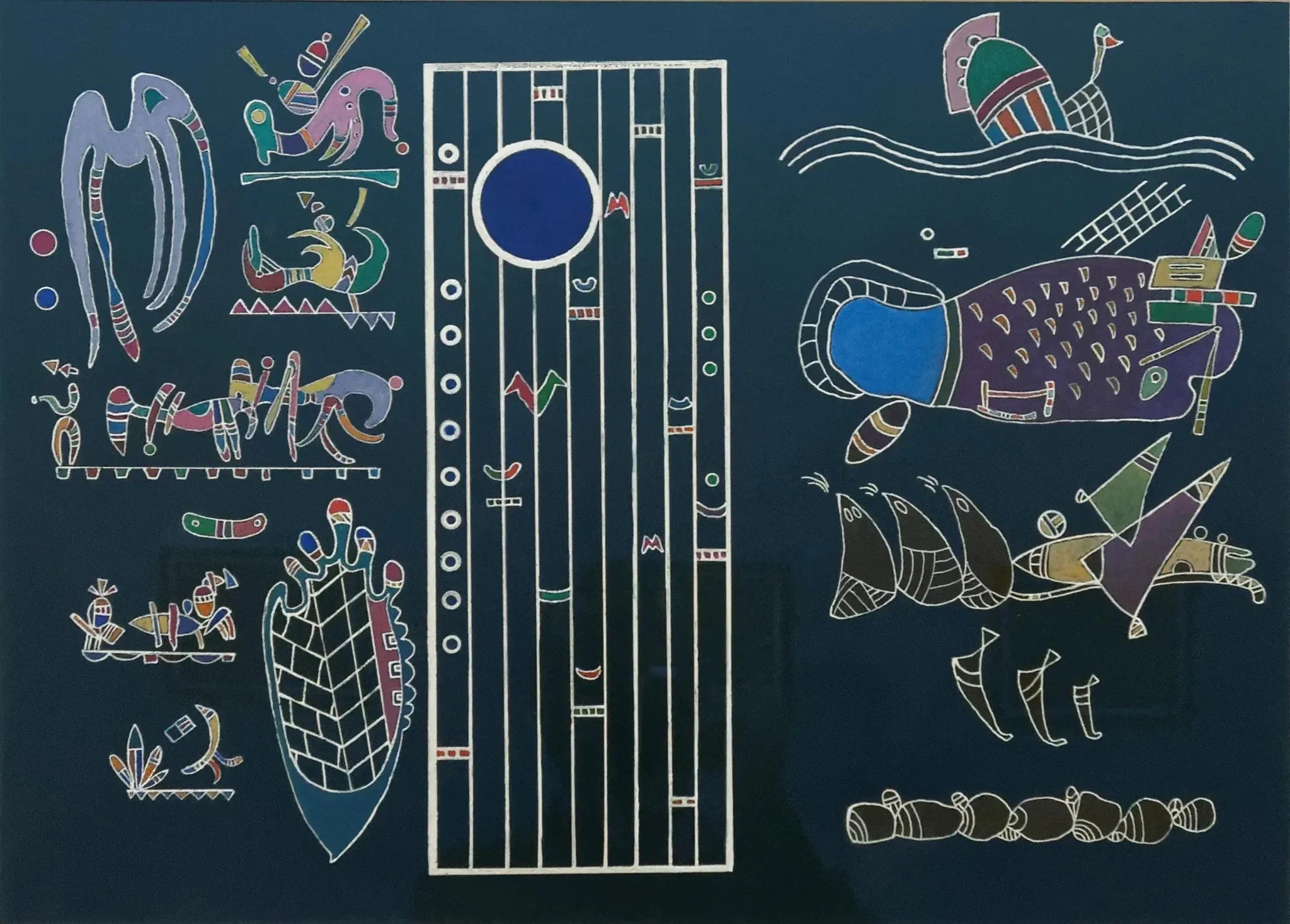Sans titre - Vassily Kandinsky image 1 copie peinte à la main à l’huile