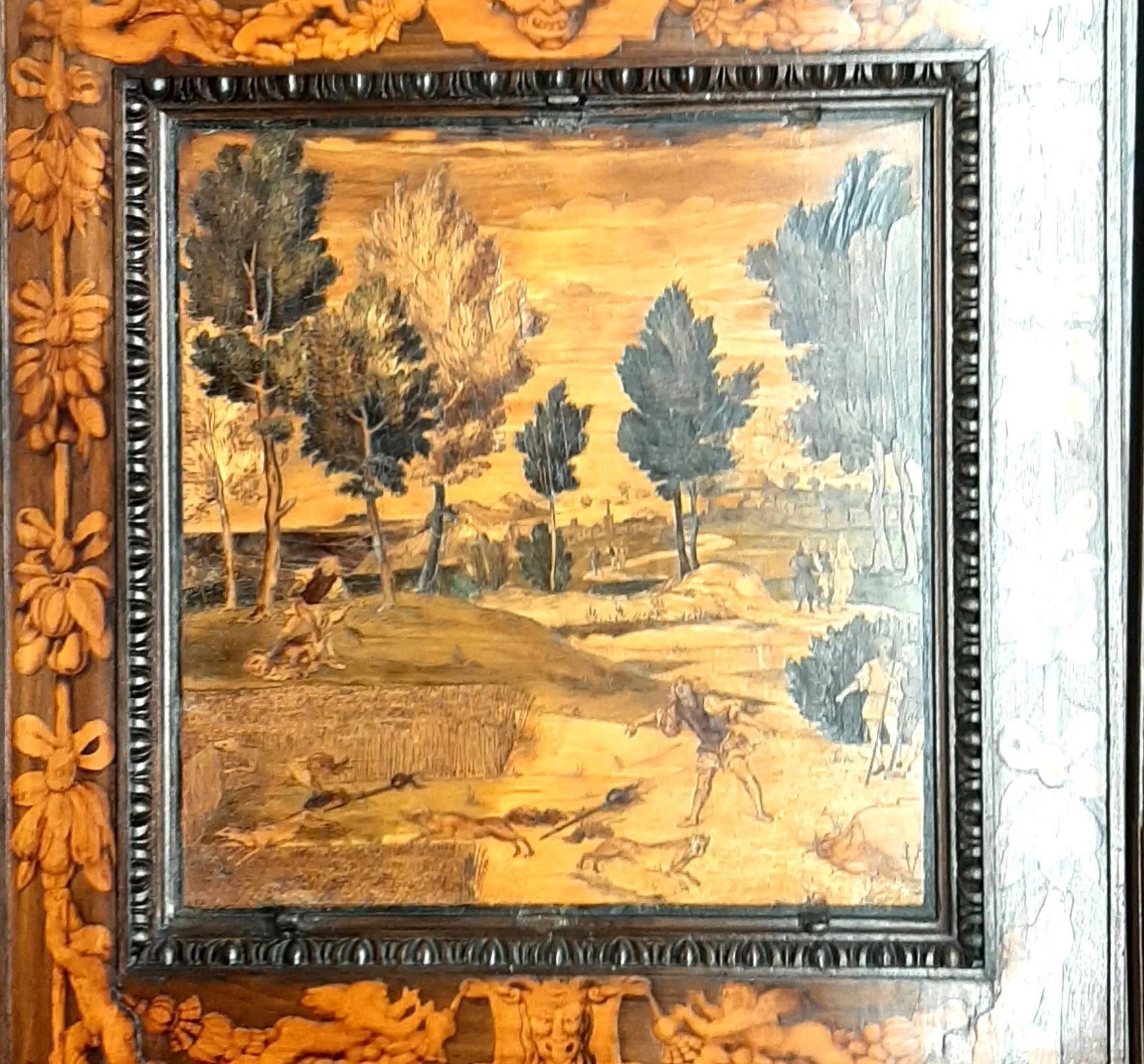 Sansone caccia le volpi nelle messi - Lorenzo Lotto image 1 reproduction artisanale de tableau