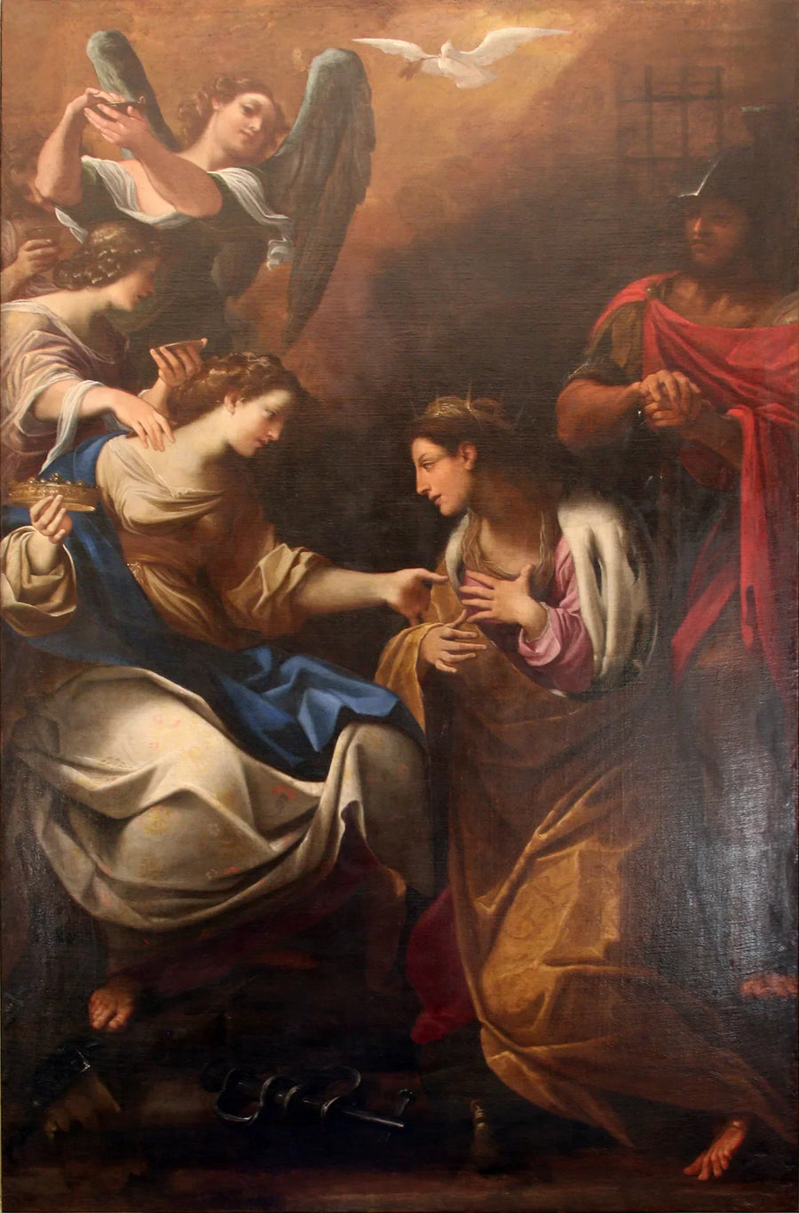 Santa Caterina d’Alessandria riceve in carcere la visita dell’imperatrice Faustina - Ludovico Carracci