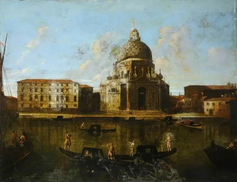 Santa Maria della Salute, Venise - Canaletto image 1 reproduction artisanale de tableau