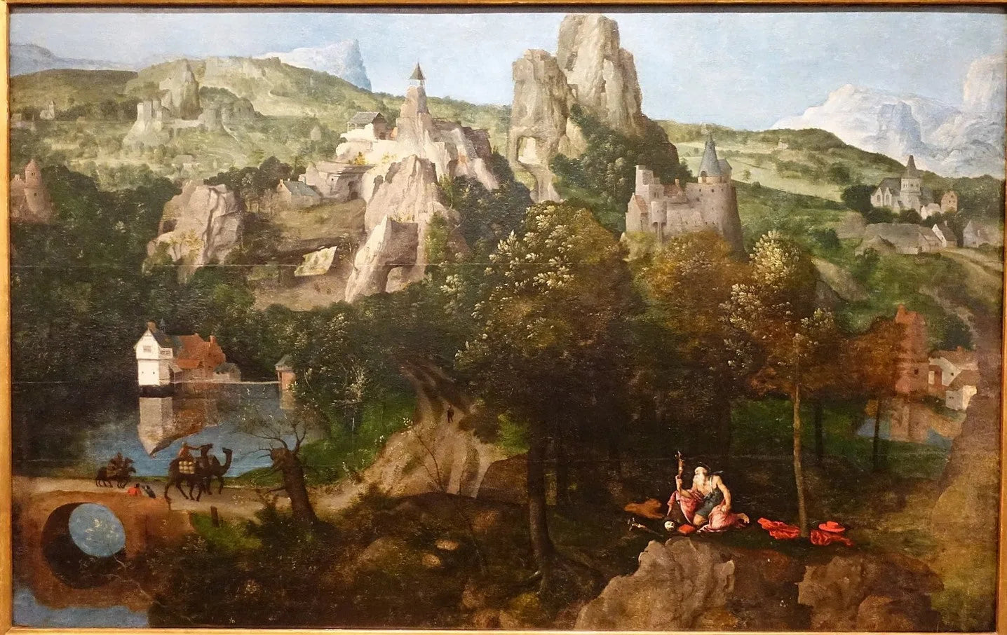 São Jerónimo em Adoração - Joachim Patinier image 1 tableau peint à l’huile sur toile