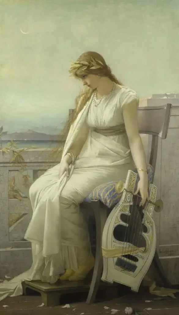 Sapho - Jules Lefebvre image 1 reproduction d’œuvre d’art à l’huile