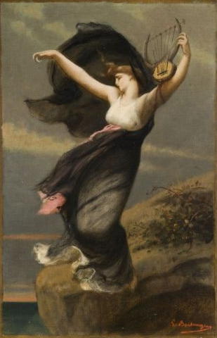 Sappho - Gustave Boulanger image 1 tableau peint à l’huile sur toile