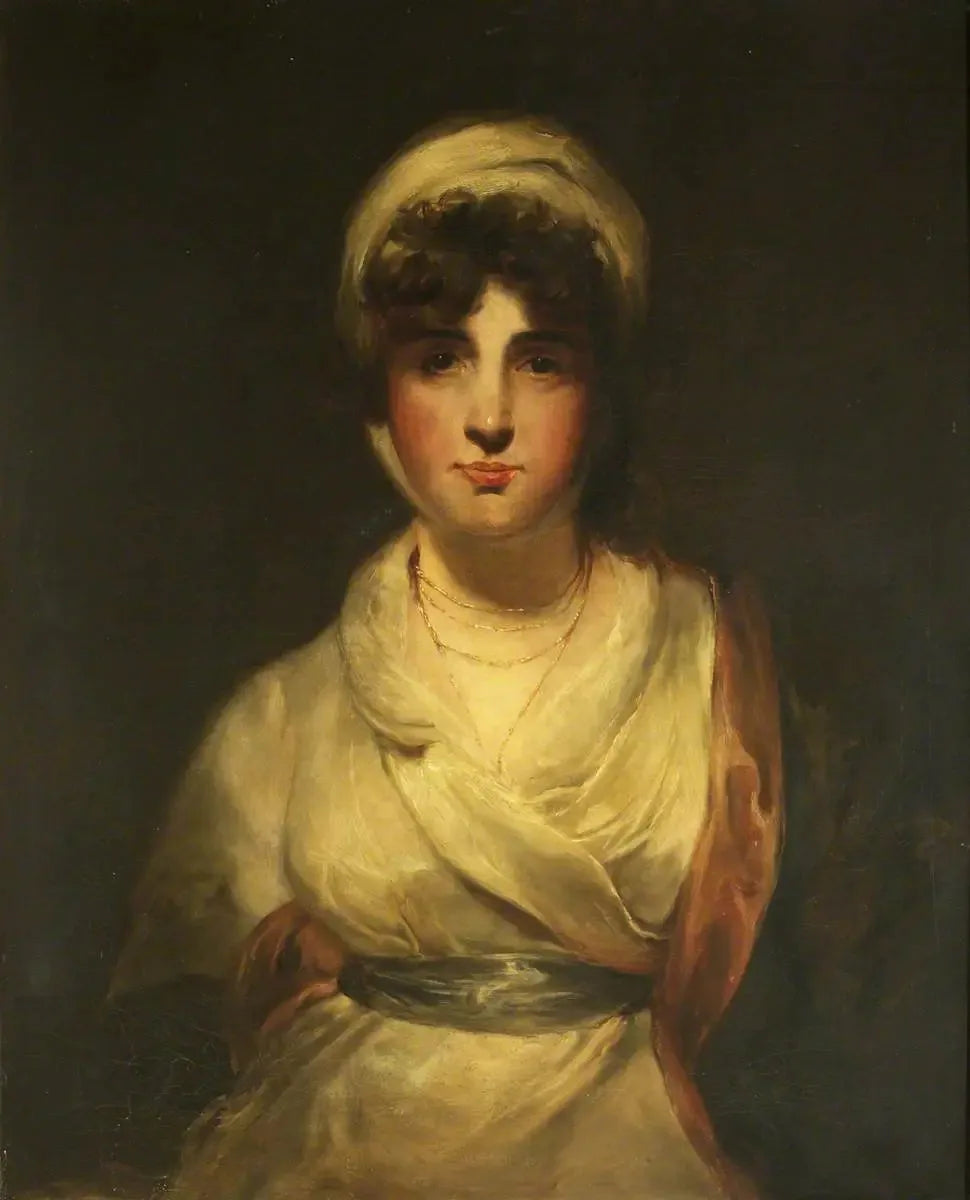 Sarah Siddons (peut-être dans le rôle de Mme Haller) dans « The Stranger » - Thomas Lawrence image 1 reproduction artisanale de tableau