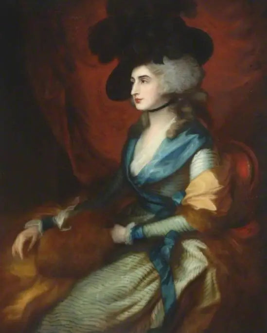 Sarah Siddons - Thomas Gainsborough image 1 reproduction artisanale de tableau