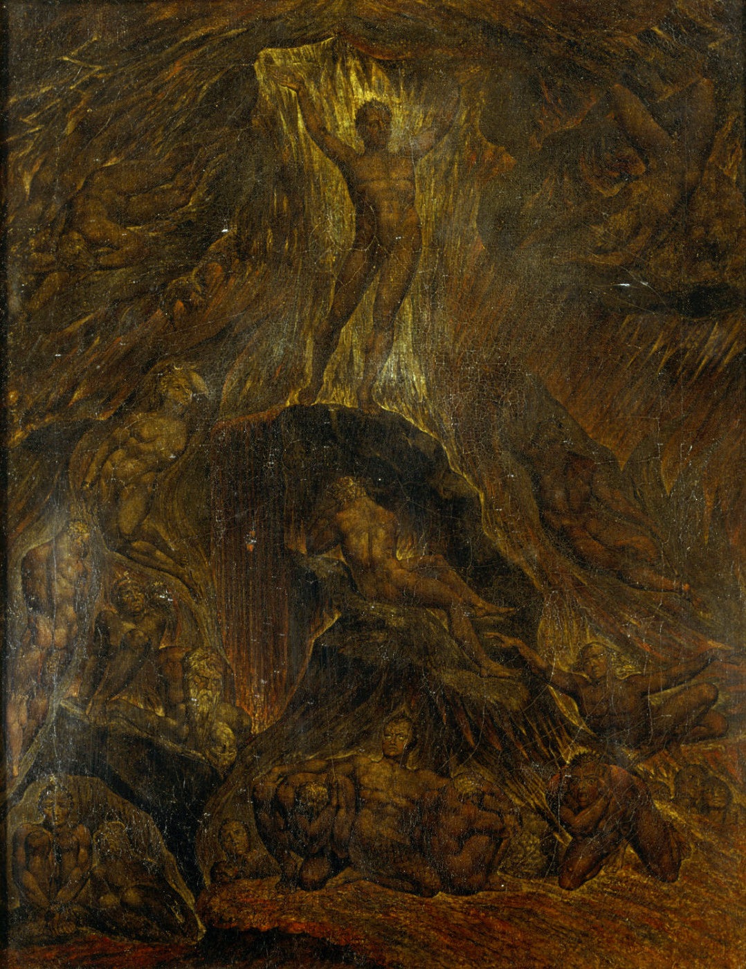 Satan appelle ses légions - William Blake image 1 tableau peint à l’huile sur toile