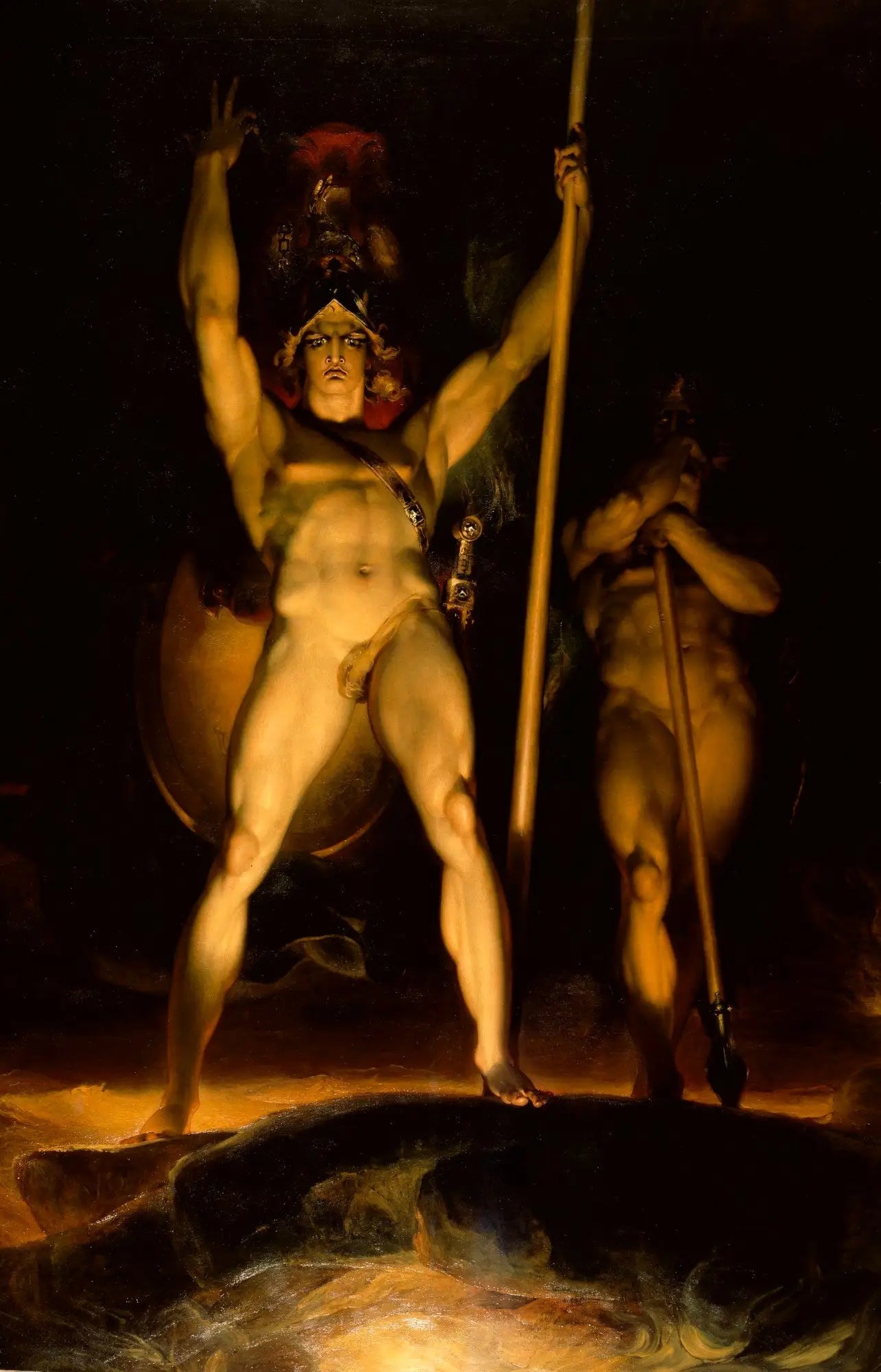 Satan invoque ses légions - Thomas Lawrence image 1 tableau peint à l’huile sur toile
