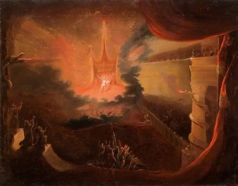 Satan (?) - John Martin image 1 copie de tableau peinte à la main